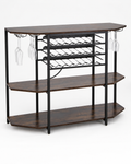 Industrial Wine Bar Console Rack