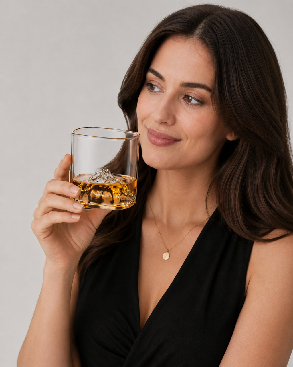 Mountain Peak Whiskey Glass