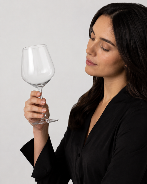 Elegant Crystal Wine Glass
